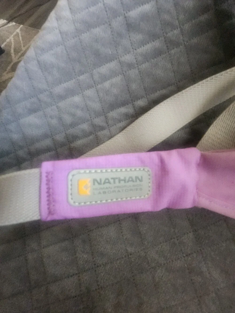 Nathan Purple Running Belt with Adjustable Strap